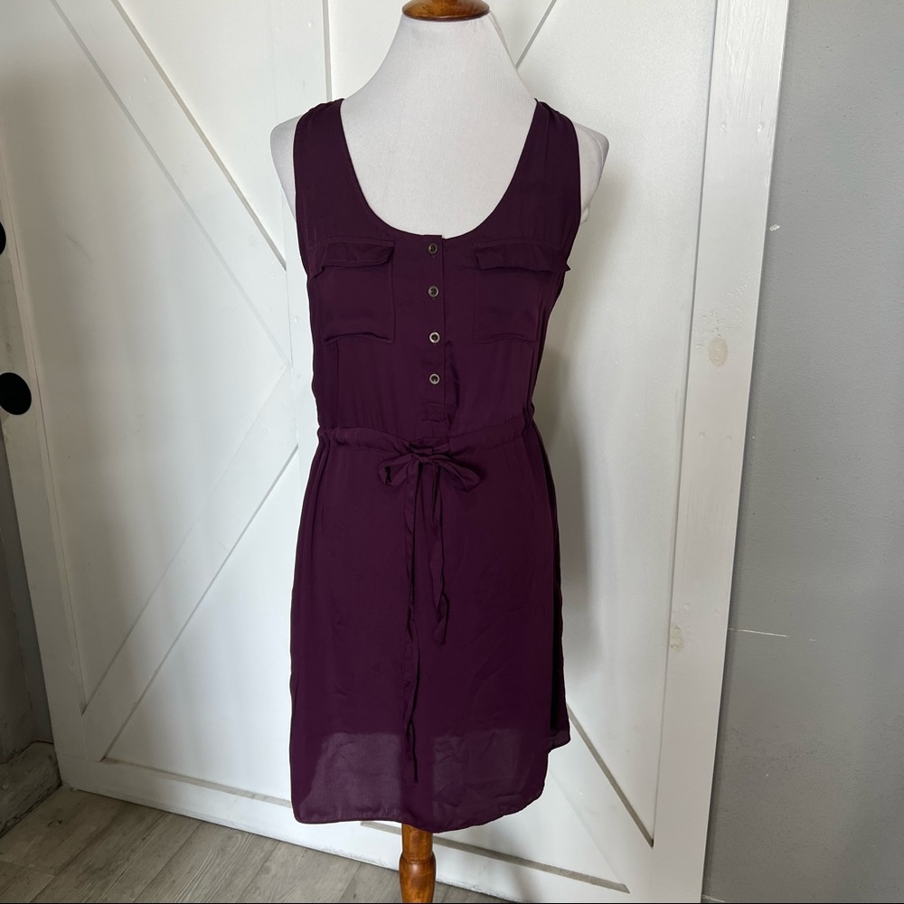 APT 9 plum sleeveless dress